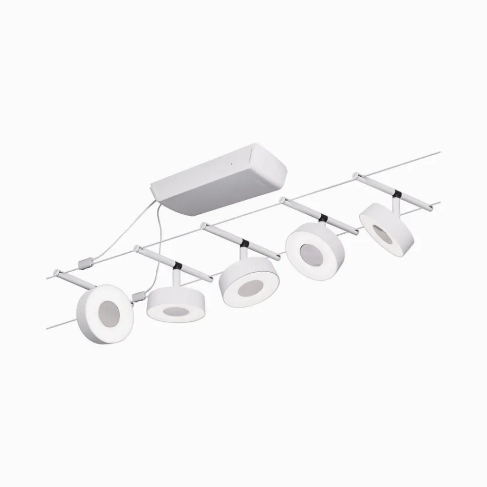 Circle LED-wiresystem 5 lk, mat hvid^Paulmann New