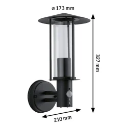 Paulmann Classic udendørs væglampe med sensor