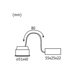 Coin Base LED 3-step-dim 100° 5 W 3.000 K^Paulmann Sale