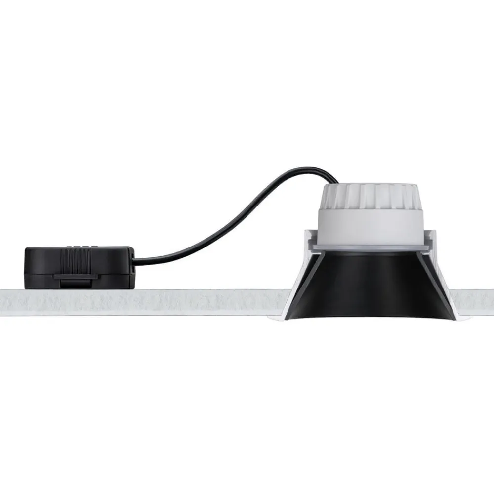 Cole LED-spotlight, sølv-sort^Paulmann Sale