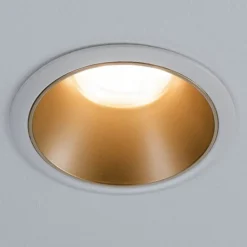 Paulmann Cole spotlight GU10, hvid/guld