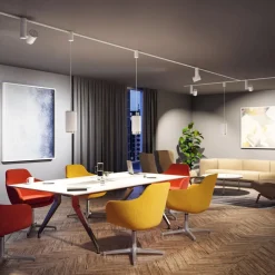 Paulmann Corus URail pendel, mat hvid