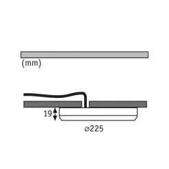 Cover it LED-panel 4.000 K 22,5 cm^Paulmann Sale