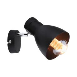 Paulmann Davy væglampe, sort, 1 lyskilde