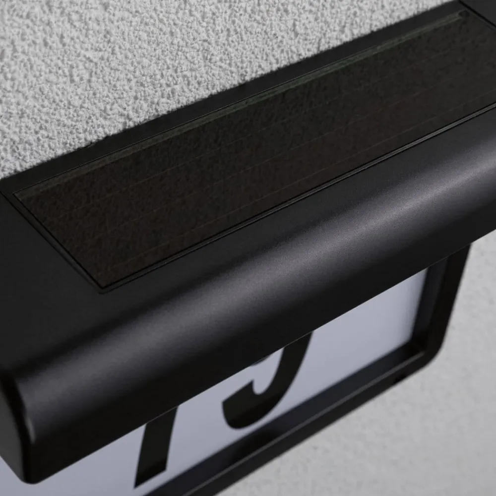 Paulmann Dayton solcelledrevet LED-husnummerlampe