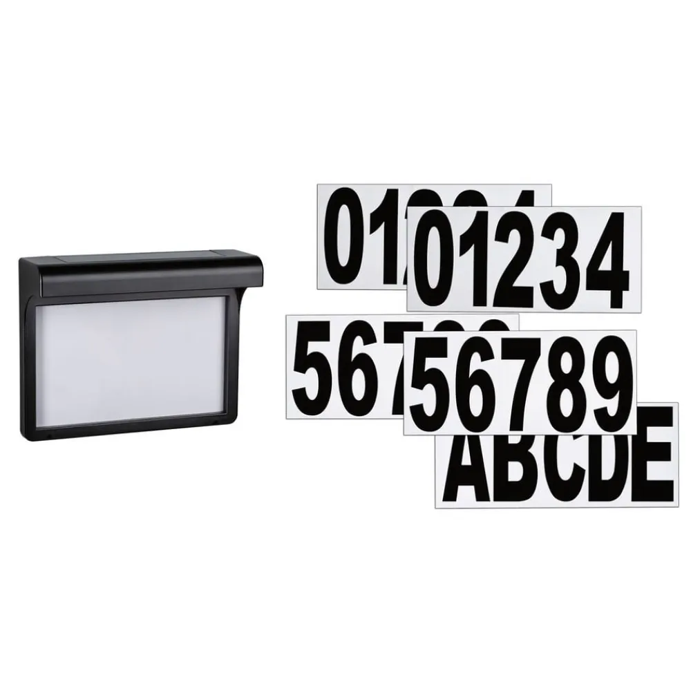 Paulmann Dayton solcelledrevet LED-husnummerlampe