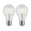 Paulmann E27 5 W 2.700 K LED-pære filament 2 stk