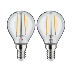 E14 2,7 W 2.700 K LED-pære filament 2 stk^Paulmann Best