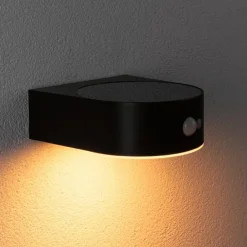 Paulmann Solcelle Lampe Med Sensor|Væglampe Med Sensor>Eileen udendørs væglampe solcelle, sensor