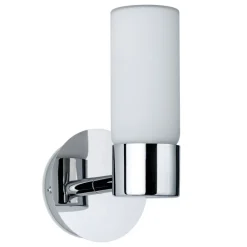 Paulmann Gang|Væg- Og Spejllamper>Eleon væglampe IP44 krom/opal, 1 lyskilde