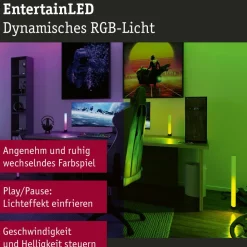 EntertainLED Lightbar, RGB, 60 cm, sæt med 2 stk^Paulmann Discount