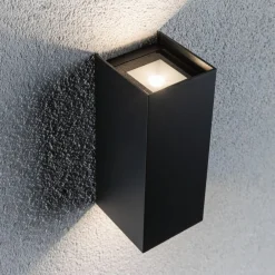 Flame væglampe 2 lk 15,5 cm antracit^Paulmann New