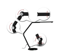 FlexBar LED-skrivebordslampe, sort^Paulmann Discount