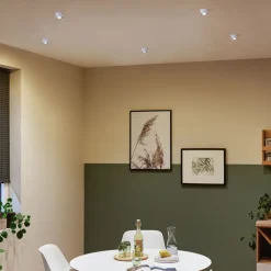 Gil LED indbygget hvid/sort mat^Paulmann Best