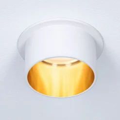 Paulmann Loftlamper|Indbygningsspots>Gil LED indbygget hvid mat/guld
