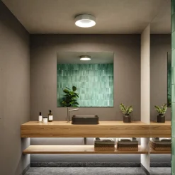 Paulmann Arbejdsrum/Kontor|Loftlamper>HomeSpa Casca LED-loftslampe, hvid/aluminium, IP44