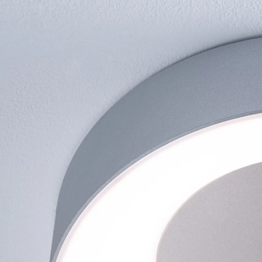 HomeSpa Casca LED-loftslampe Ø40cm, hvid/aluminium, IP44^Paulmann Clearance