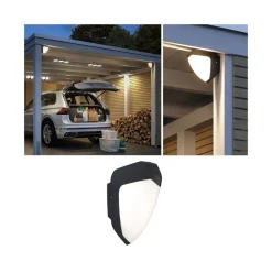 Ikosea udendørs LED-væglampe sensor 3000K^Paulmann Clearance