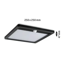 Paulmann Lamina væglampe CCT kantet sort