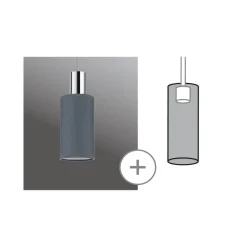 lampeskærm U-Rail Valerio 2Easy, sort, Ø 10 cm^Paulmann Online