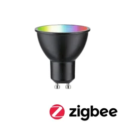 Paulmann LED GU10 4,8W 350lm ZigBee RGBW sort