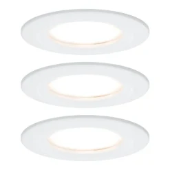 Paulmann Loftlamper|Indbygningsspots>LED indbygningsspot Nova Coin 3 hvid rund dæmpbar