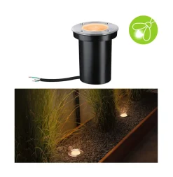 Paulmann Nedgravet Udebelysning>LED nedgravningslampe 94732, Ø 11 cm, stål