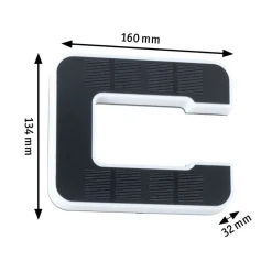 LED solcellebogstav c^Paulmann New