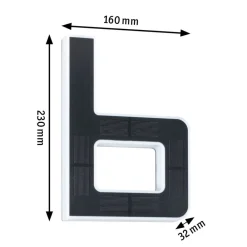 LED solcellebogstav b^Paulmann Discount