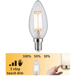 LED stearinlys E14 5W glødetråd dæmpbar^Paulmann Clearance