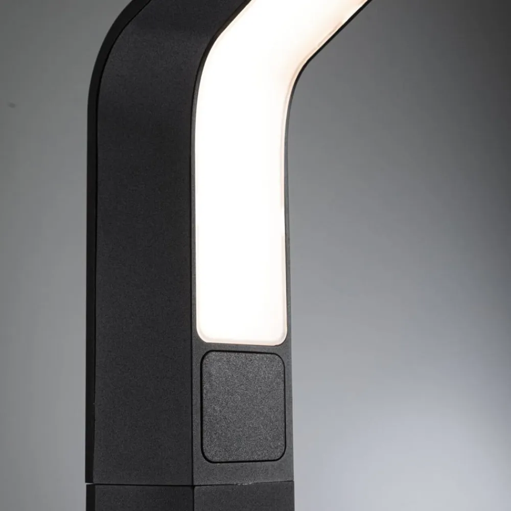 LED stibelysning Merano, sensor, aluminium, antracit^Paulmann New