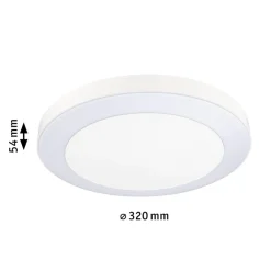 LED udendørs loftlampe Circula, hvid, sensor, IP44^Paulmann Hot
