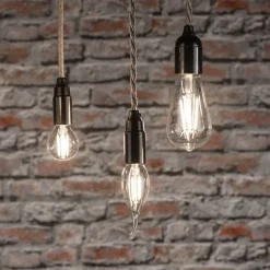 Paulmann LED-dråbe E27 5 W 2.700 K filament, 2 stk