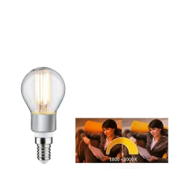 LED-dråbepære E14 5W, dim to warm^Paulmann New