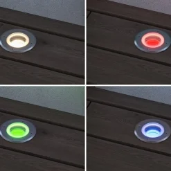 Paulmann LED-gulvlampe til indbygning Gulv, rund, RGBW, zigbee