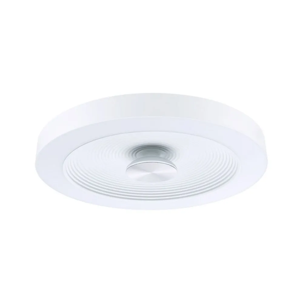 LED-loftlampe Volea, hvid/sølv Ø 40 cm IP44 dæmpbar^Paulmann Discount