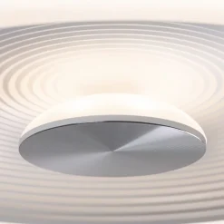 LED-loftlampe Volea, hvid/sølv Ø 40 cm IP44 dæmpbar^Paulmann Discount