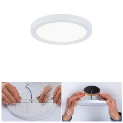 Paulmann LED-panel Areo 4.000 K rund hvid 11,8 cm