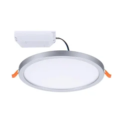 Paulmann LED-panel Areo 4.000 K rund krom 17,5cm
