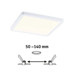 Paulmann LED-panel Areo 3.000 K kantet 17,5cm hvid