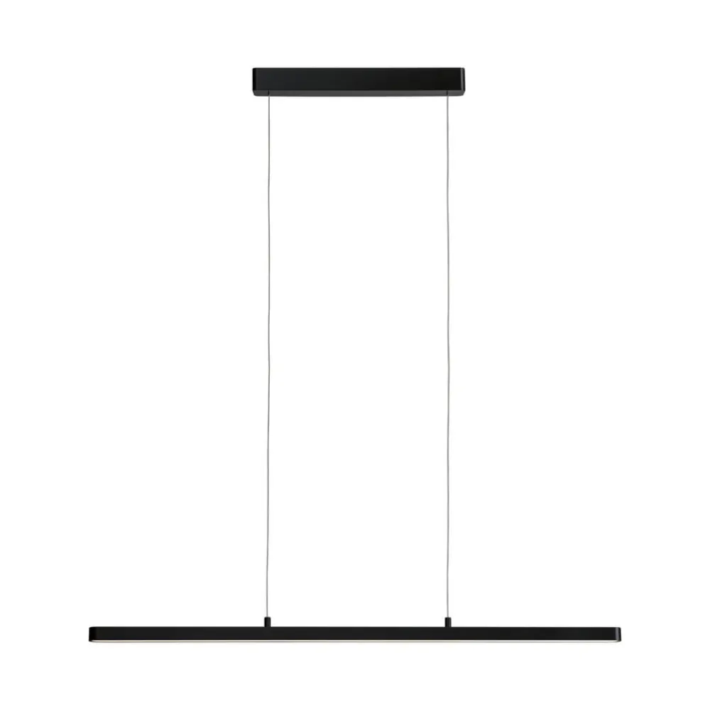 Paulmann Pendellamper>LED-pendellampe Lento, op/ned, CCT, dæmpbar, sort