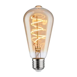 LED-pære E27 5W ST64 1.800K guld dæmpbar^Paulmann Clearance