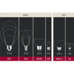 Paulmann LED-reflektor GU10 5,5 W 2.700 K easydim