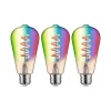 LED-Rustika ZigBee E27 6,3W RGBW guld 3er^Paulmann Best
