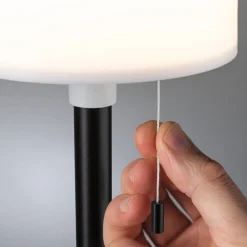 LED-solcellelampe Bartja, sort, IP44 dæmpbar^Paulmann Best