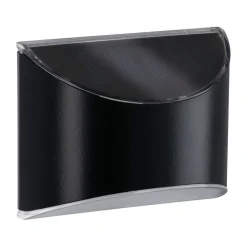 Paulmann LED-solcelle-væglampe Elliot, antracit, IP44