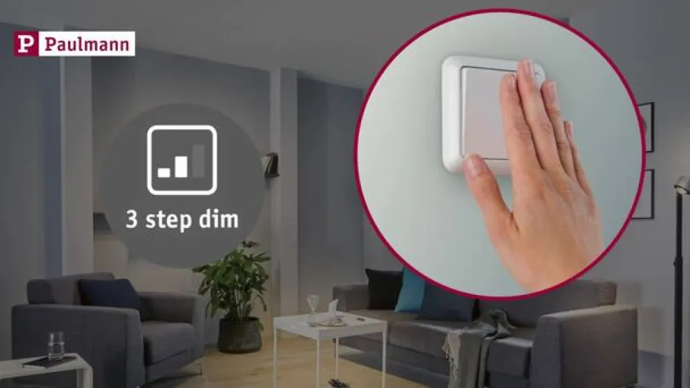 LED-spot Nova Coin rund, dæmpbar, hvid^Paulmann Best