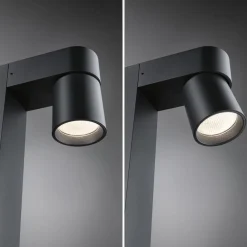 Paulmann LED-stibelysning Kimu 1, antracit, 2.200 K