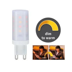 LED-stiftsokkel G9 4W 3.000K dim to warm^Paulmann New