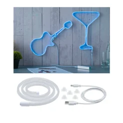 Paulmann LED-strip Neon Colorflex USB 1 m blå